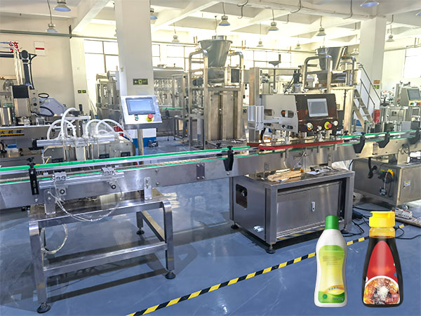 全自動(dòng)液體灌裝機(jī)生產(chǎn)線