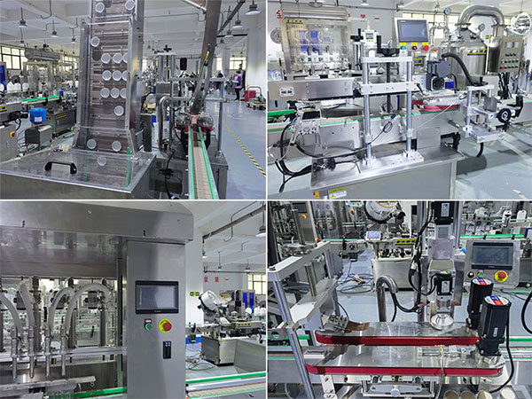 全自動(dòng)液體灌裝機(jī)生產(chǎn)線
